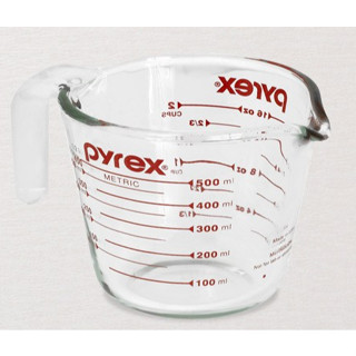美國康寧 Pyrex 百麗玻璃量杯 耐熱玻璃 單耳式 測量杯 250ml/500mL/1000mL