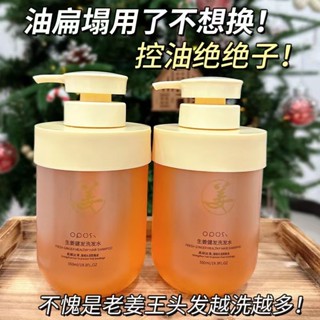 【髪量救星🔥】 洗髮精 洗髮露頭皮滋養 生薑側柏葉 洗髮水 髮際線 濃密髮際線 頭髮護理 清潔頭皮 頭屑 護髪用品