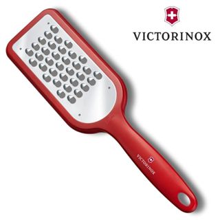 瑞士 VICTORINOX 維氏 廚房刨絲器，粗刀刃(7.6081.1) 刨絲器 紅色 (粗)
