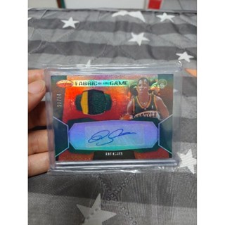 名人堂傳奇球星，三分球雷槍 Ray Allen 限量34張超稀有三色patch球衣簽名卡