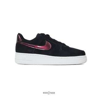 NIKE AIR FORCE 1 '07 SE 黑紫 金屬勾 麂皮 低筒 休閒鞋 女鞋【HJ4401-002】