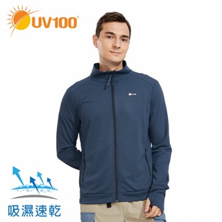 【UV100】防曬 抗UV-透氣立領錶洞外套-男(AD23002)