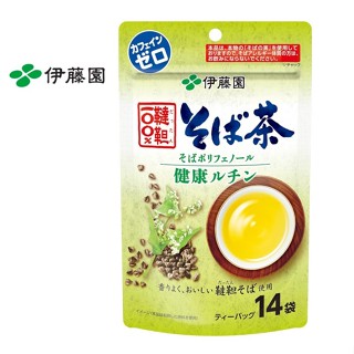 日本 ITOEN 伊藤園 韃靼100% 蕎麥茶 1包(6gX14袋入) 無咖啡因 含蘆丁成分 沖泡茶包 取代手搖飲 健康