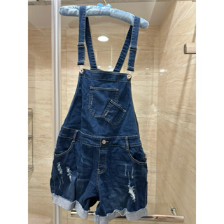 Gennie’s奇妮孕婦吊帶牛仔褲XL