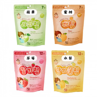 韓爸田園日記 ｜寶寶乾水果片｜12g｜蘋果｜草莓｜水梨｜蜜柑｜7個月齡以上食用｜12個月齡以上食用
