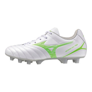 MIZUNO 美津濃 MONARCIDA NEO 兒童足球鞋 足球釘鞋 3E 寬楦 P1GB252537 白綠
