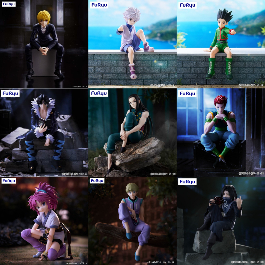 🔥鹿本🔥現貨✨預購 日版 景品 FuRyu 獵人 瑪奇 西索 酷拉皮卡 庫洛洛 伊耳謎 飛坦 俠客 小傑 奇犽 泡麵蓋