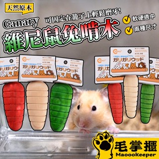 Canary 維尼鼠兔啃木 胡蘿蔔造型啃木 原木 蘋果木 老鼠啃木 啃木 磨牙 鼠兔磨牙 兔子啃木 磨牙玩具 毛掌櫃寵物