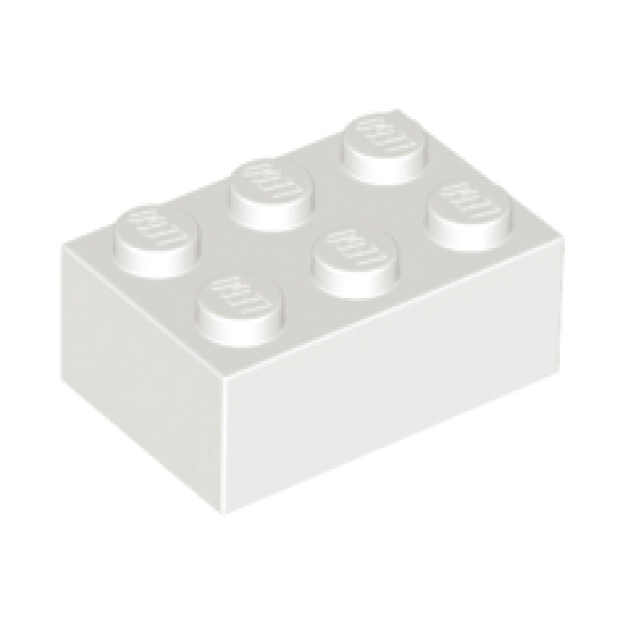 COOLPON｜這是樂高®LEGO®的正版零件 Brick  2x3 3002 300201 基礎磚 白色