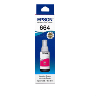 Epson T664 原廠墨水瓶 紅色 墨水