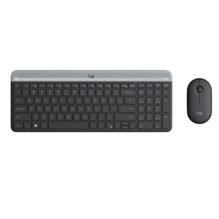 Logitech 羅技MK470 超薄無線鍵鼠組 - 石墨灰