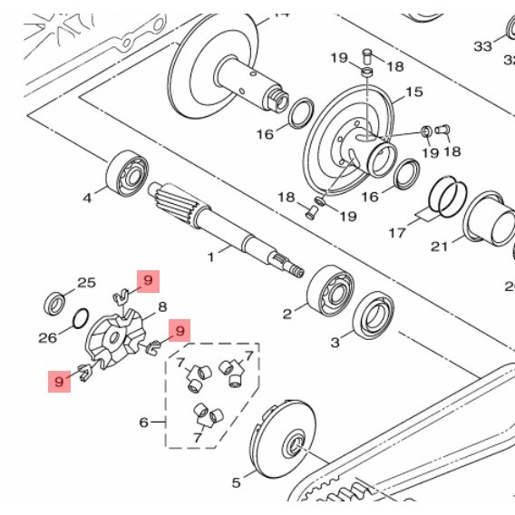 ├零件君┤YAMAHA 原廠 CUXI Limi Jog sweet FS 115車系 滑件 1SH-E7653-00