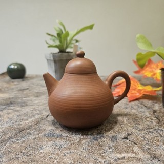 {Chengyuan ***早期 朱泥 小品 思亭壺 手工壺 中國東峰 鶯歌壺 台灣壺 朱泥壺 早期壺