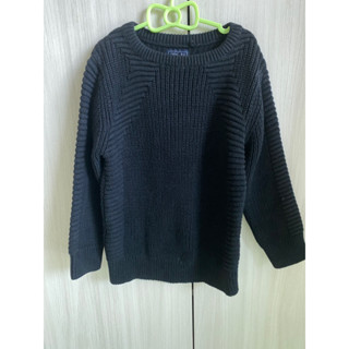Next🧒🏻兒童黑色毛線上衣🧶二手4-5y