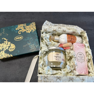 Sabon 磨砂膏精華乳液禮盒組 （全新）