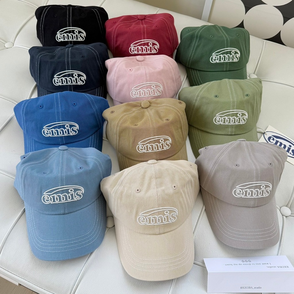 🇰🇷 韓國KKOBA 現貨 emis 韓國小眾品牌 11色 白車線 White Stitch 老帽 棒球帽 帽子