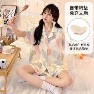【多多的店】現貨 臺灣出貨 免穿文胸 牛奶絲 春夏款 睡裙 睡衣 寬鬆 大人加大碼 85公斤可穿 法蘭絨 家居服睡衣
