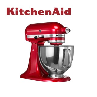 【KitchenAid】4.8公升/5Q桌上型抬頭式攪拌機(熱情紅/薰衣紫/奶昔白/湖水藍/尊爵黑)｜顏色可選