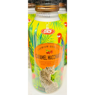 【亞菈小舖】韓國零食 OKF 焦糖瑪奇朵咖啡 390ml【優】