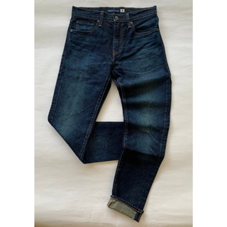 Levis 日本製 512 牛仔褲 深藍 刷色 修身 錐形 靛藍赤耳 紅日皮標 大E LMC MIJ W28 59607