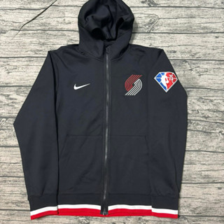 Nike NBA 拓荒者 球員版 Therma Flex 連帽 外套 球衣 背心 雙面 練習衣 Lillard