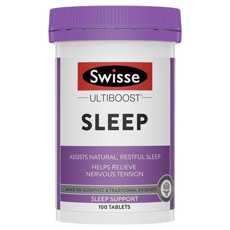 附發票 澳洲 swisse 天然草本睡眠片 100粒
