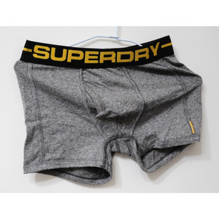 Superdry內褲 極度乾燥四角褲 深灰四角褲 男四角褲S號男生