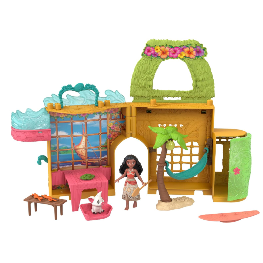 【LIEN 頑力老爹】迪士尼城堡~海洋奇緣~莫娜。迪士尼/MATTEL/美泰兒。正品代購。