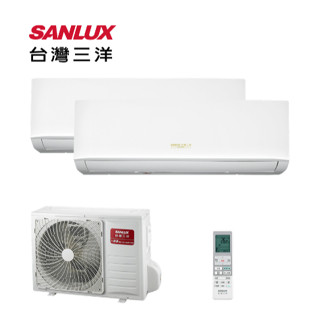 SANLUX臺灣三洋 一對二變頻冷暖分離式冷氣SAC-BV70HR+5坪+5坪