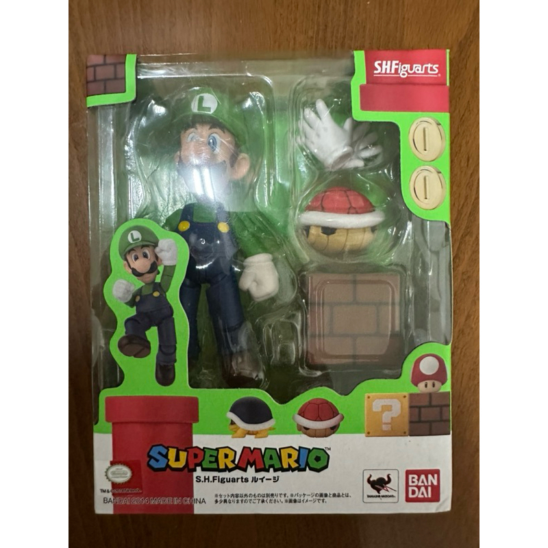 S.H.Figuarts SHF 瑪莉兄弟 超級瑪莉歐 Super Mario路易斯 Luigi 稀有罕見