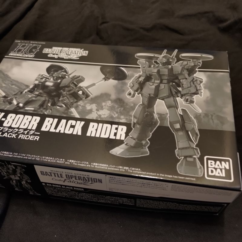 【二手模型 │ 未組裝】BANDAI 萬代 PB限定 HG 1/144 RX-80BR 黑騎士鋼彈 天啟四騎士