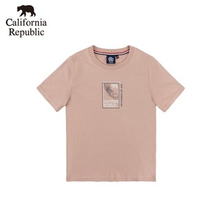 CALIFORNIA｜淺粉印花短袖TEE(女)