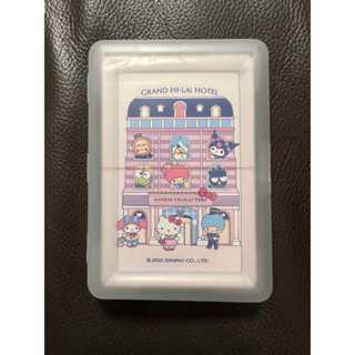 【全新】漢來大飯店三麗鷗聯名撲克牌 Hello Kitty 美樂蒂 雙星仙子 大眼蛙 酷企鵝 淘氣猴 蛋黃哥 酷洛米