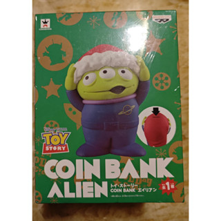 【全新】現貨 景品 正版 公仔 迪士尼 PIXAR 皮克斯 玩具總動員 聖誕 三眼怪 存錢筒 banpresto