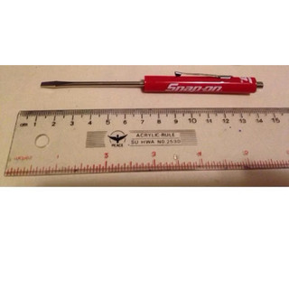 （航空維修小舖）Snap-on 隨身工具 隨身一字起子（紅色一隻）