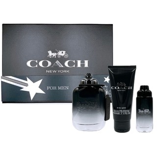 COACH 蔻馳 時尚經典男性淡香水禮盒（100mL+15mL淡香水+100mL沐浴膠）免運