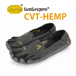 【VFF黃金大底五指鞋】女 / CVT-HEMP 休閒鞋-14w6204-黑色