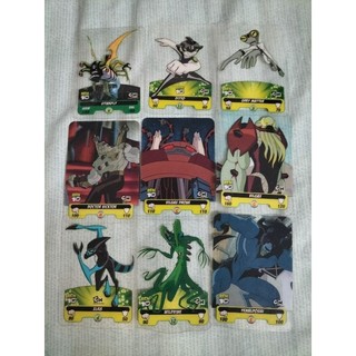 ben10 罕有角色透明卡片 外星英雄 alien force ultimate alien ben 10 少年駭客