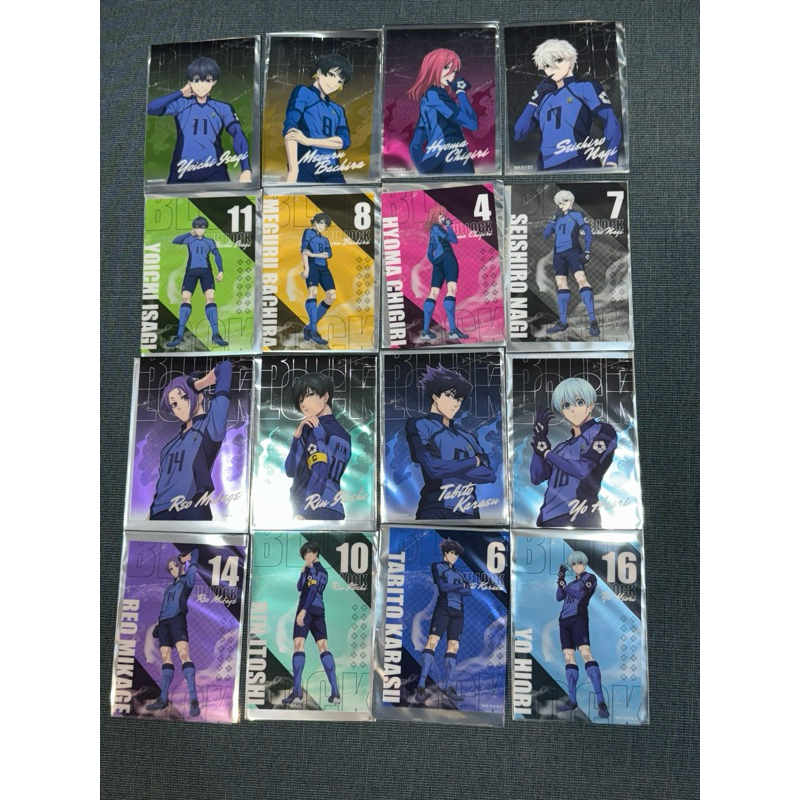 藍色監獄 透卡 潔 世一 蜂樂 迴 冰織 羊 千切 凪 玲王 御影 烏 旅人 糸師 凜