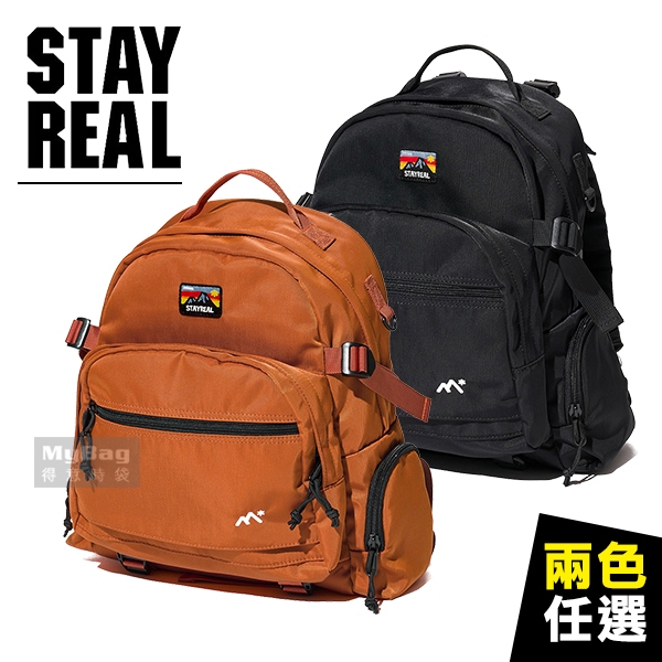 STAYREAL 後背包 STAY WILD後背包 13吋 筆電包 多格層 休閒包 大學包 BB24007 得意時袋
