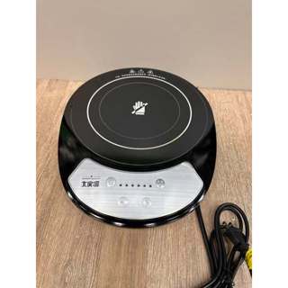 福利品【大家源】按鍵式 五段火力 不挑鍋 微晶電陶爐/微晶爐/黑晶爐/電磁爐(TCY-390501)