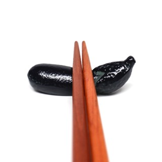巖戶鑄工所 鑄鐵筷架 茄子 小黃瓜 毛豆 三款 日本南部鐵器 食器 福介商店