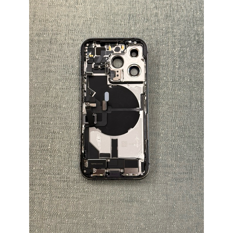 現貨 快速出貨 iPhone 14 Pro 原裝拆機 中框總成 背蓋 後蓋 電池蓋 機身彎曲 零件 摔機 變形 維修