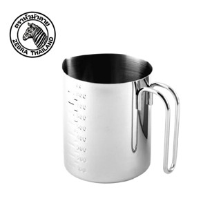 斑馬牌 800cc 量杯 304不銹鋼 刻度 鋼杯 800ml 可用瓦斯爐、電磁爐加熱 ZEBRA [老王五金]