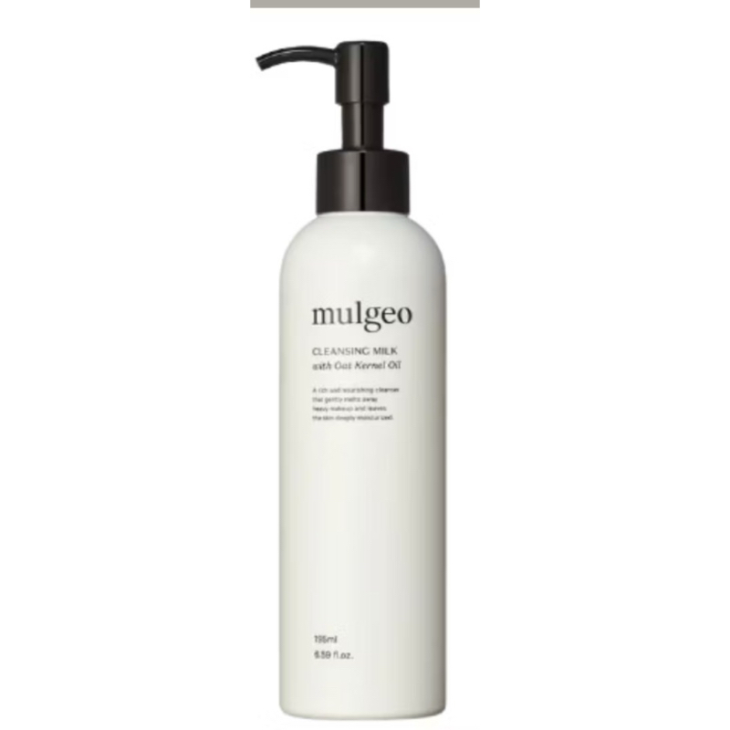 [MULGEO] Cleansing Milk with Oat Kernel Oil 燕麥仁油潔面乳 195ml