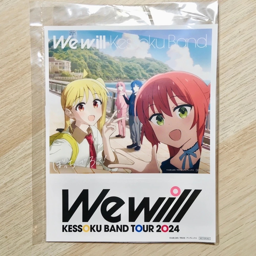 全新 店鋪特典貼紙 孤獨搖滾 結束バンド WE WILL 日版專輯 CD 結束樂團 團結BAND 結束BAND