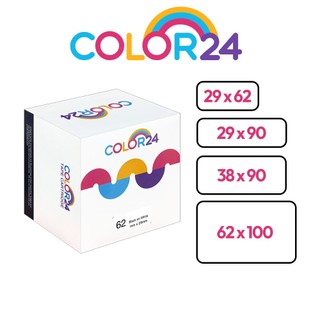 COLOR24 for Brother DK耐久型紙質 定型標籤帶 相容副廠連續標籤帶 標籤貼 白底黑字 QL-720N
