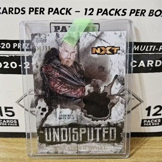 摔角卡 Topps Alexander Wolfe 限量99 12/99 用品 Patch WWE
