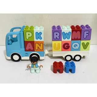 LEGO 樂高 DUPLO 得寶 積木 10915 ABC字母卡車(有缺件)