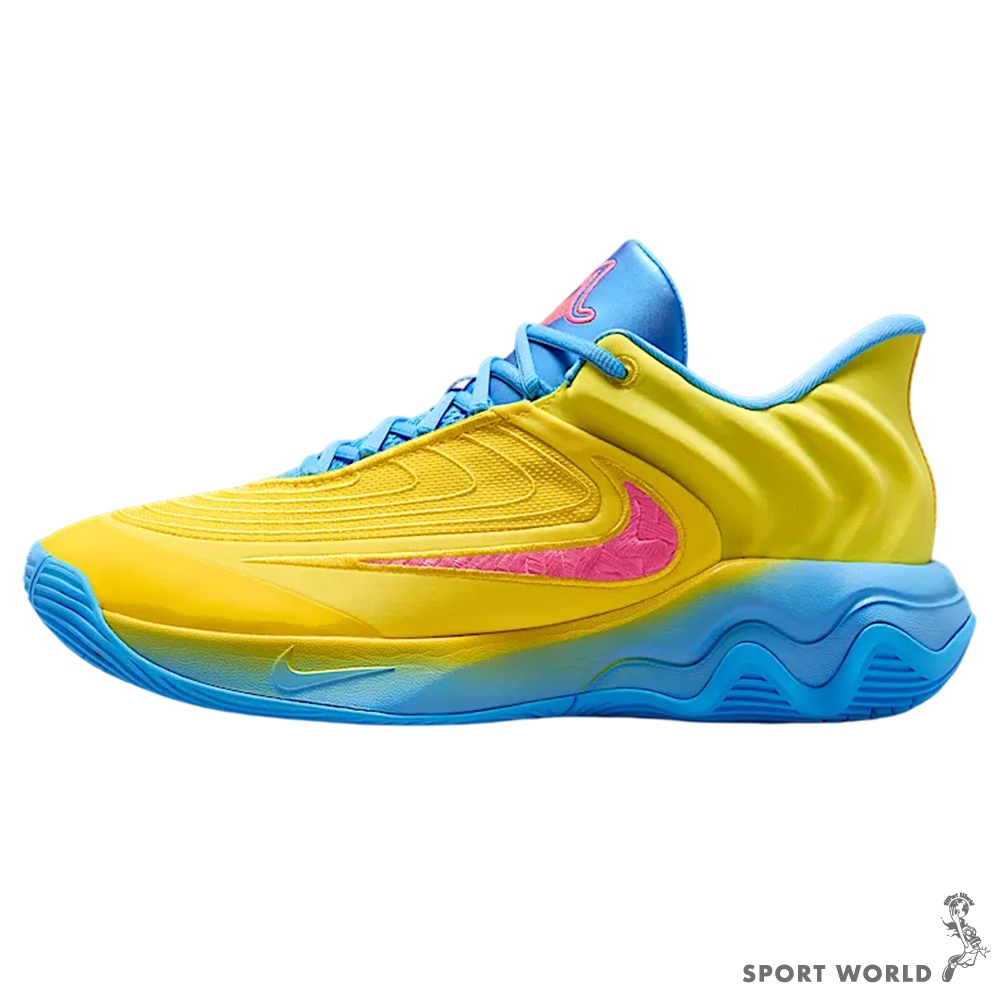 Nike 籃球鞋 男鞋 字母哥 Giannis Immortality 4 EP 黃藍【運動世界】FQ3681-700